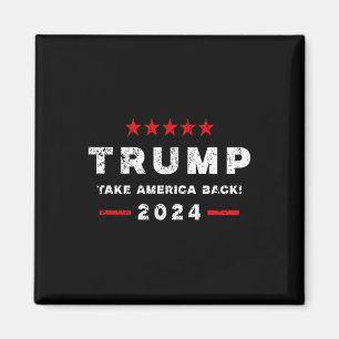 Trump Ination Attempt You Missed Twice 2 Sided Magnet