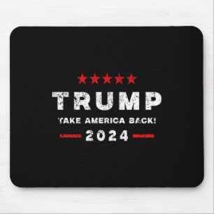 Trump Ination Attempt You Missed Twice 2 Sided Mouse Mat