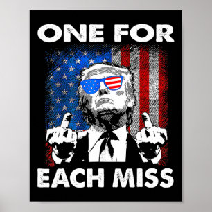 Trump Ination Attempt You Missed Twice One For Eac Poster