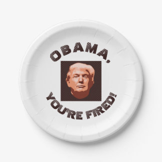 Trump Inauguration 2017 Custom Colour Paper Plate