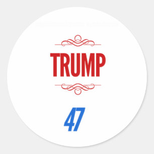 Trump Inauguration 2025 1 Classic Round Sticker