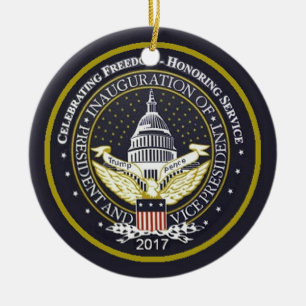 TRUMP Inauguration Ceramic Tree Decoration