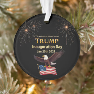 Trump Inauguration Day 2025 President Cutomizable Ornament
