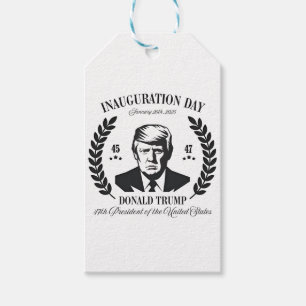 Trump Inauguration Day 2025 Proud Maga Gift Tags