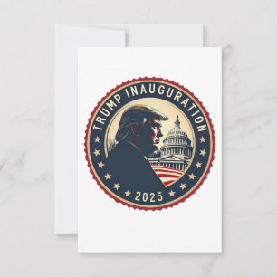 Trump Inauguration Day 2025 Proud Maga Thank You Card