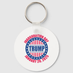 Trump Inauguration Day 2025 Usa Patriotic January Key Ring