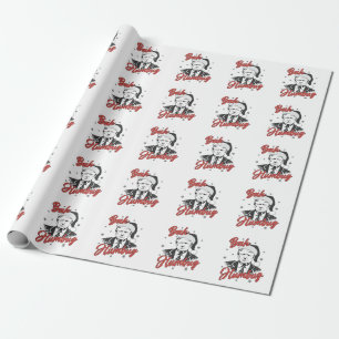Trump Inauguration Day Christmas Santa bah humbug Wrapping Paper