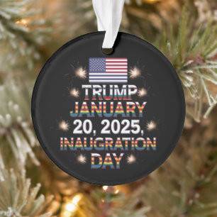 Trump Inauguration Day January 20, 2025  Ornament