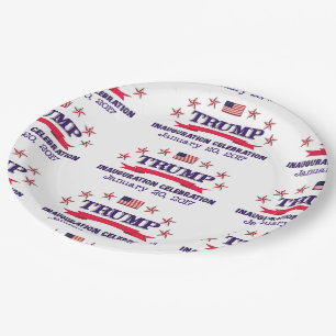 Trump Inauguration Paper Plate