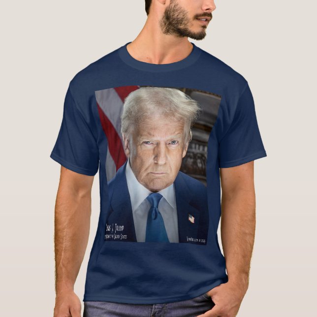 Trump Inauguration Photo T-Shirt (Front)