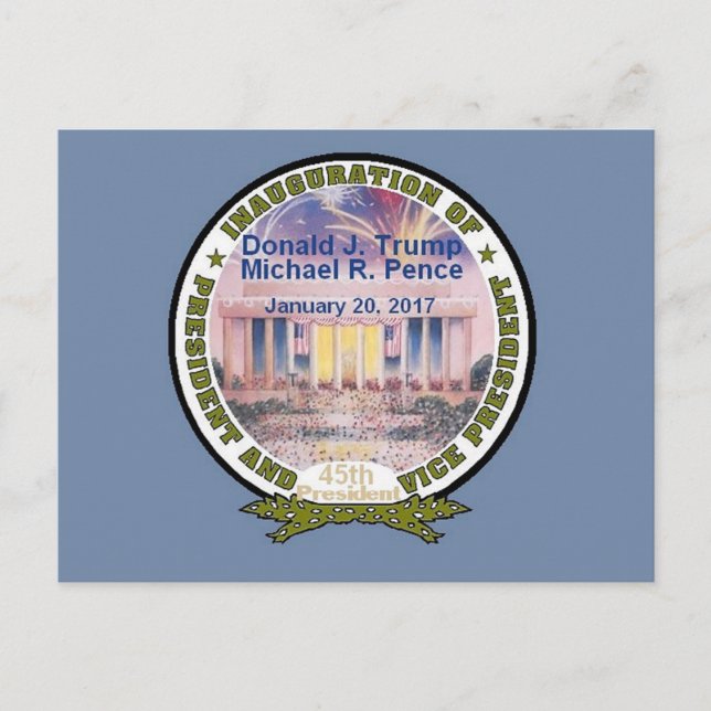 TRUMP Inauguration Postcard (Front)