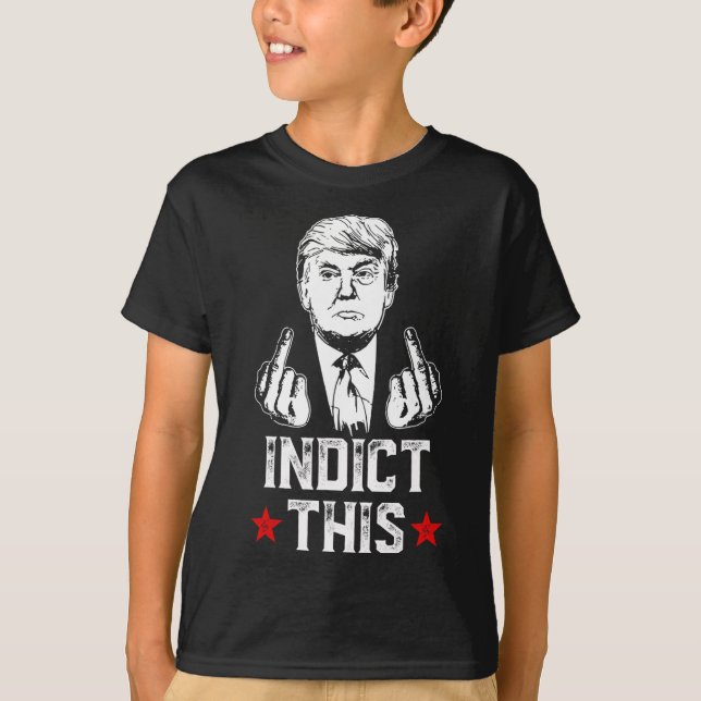 Trump Indict This Political Arrest For Republican  T-Shirt (Front)