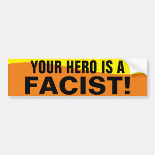 TRUMP IS A FACIST BUMPER STICKER