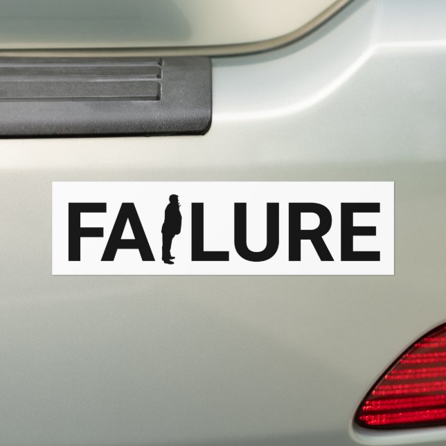 Trump is a Failure Bumper Sticker (On Car)