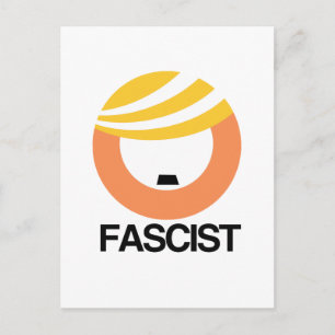 Trump is a Fascist Postcard