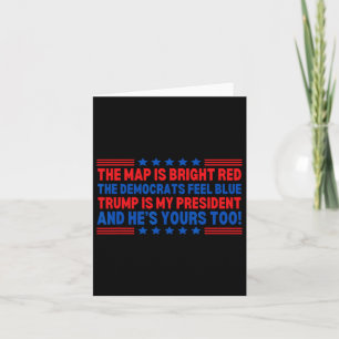 Trump Is My President Election Poem Valentine Inau Card