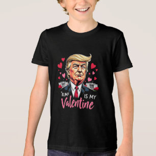 Trump is My Valentine Inauguration Day President Tri-Blend Shirt