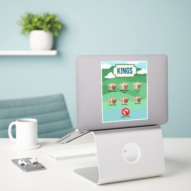 Trump is not a King (Laptop On Desk)