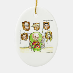 Trump Is Putin On The Ritz Gifts Ceramic Tree Decoration