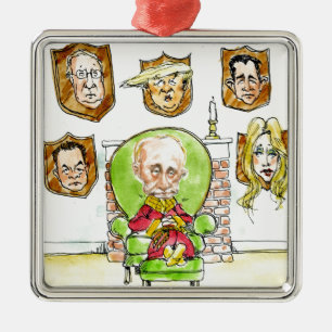 Trump Is Putin On The Ritz Gifts Metal Tree Decoration