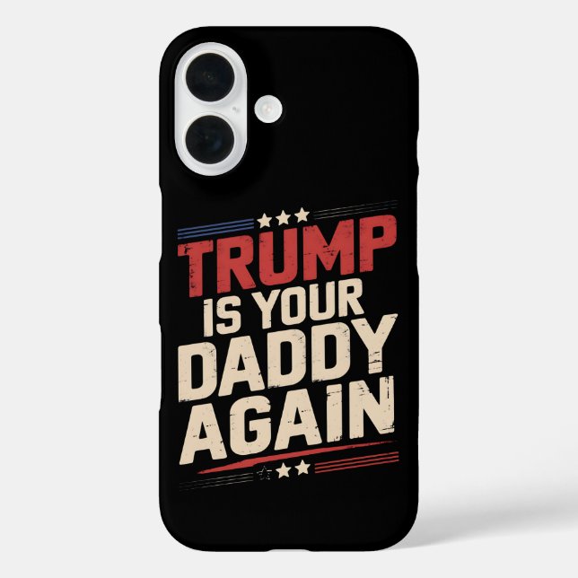 Trump Is Your Daddy Again 47th US President Case-Mate iPhone Case (Back)