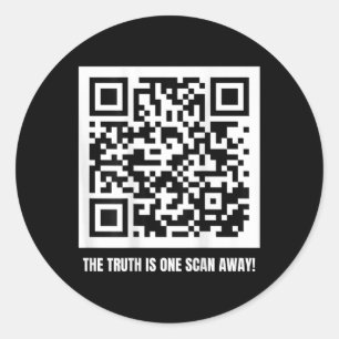 Trump Is Your President - Qr Trump Code  Classic Round Sticker