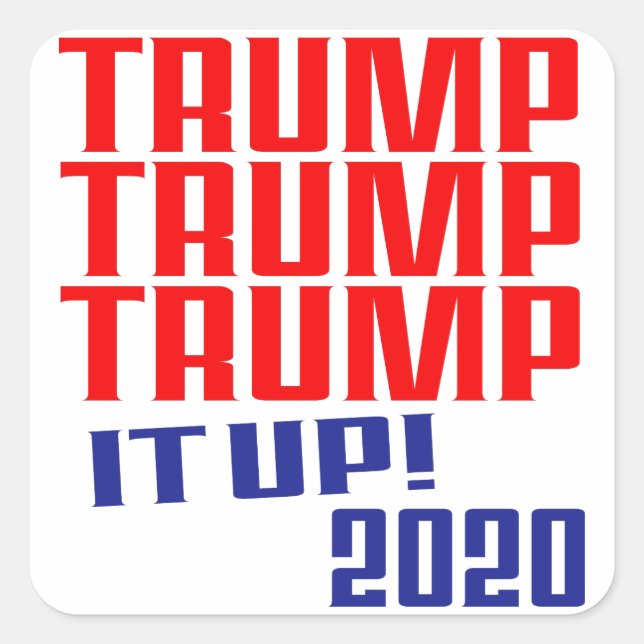 Trump it Up!  Trump 2020 - Stickers (Set of 20) (Front)