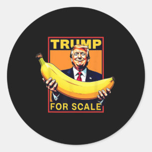 Trump Its Banana (for Scale) Starship Funny 2  Classic Round Sticker