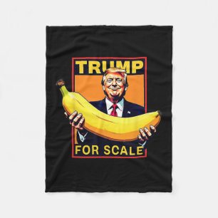 Trump Its Banana (for Scale) Starship Funny 2 Fleece Blanket