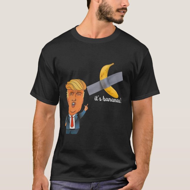 Trump It's Banana (for Scale) Starship Funny Trump T-Shirt (Front)