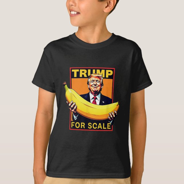 Trump It's Nana (for Scale) Starship Funny  T-Shirt (Front)