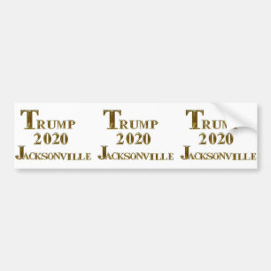 TRUMP JACKSONVILLE 2020 BUMPER STICKER