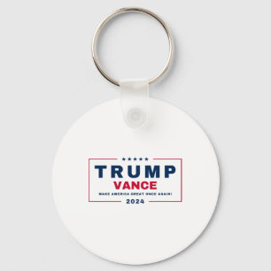 Trump Jd Vance Vp Make America Great Once Again! 2 Key Ring
