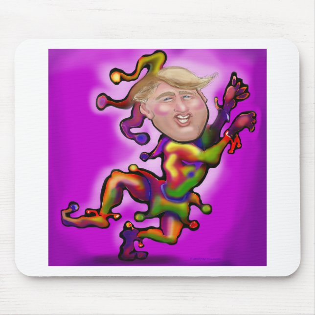 Trump Jester Mouse Mat (Front)