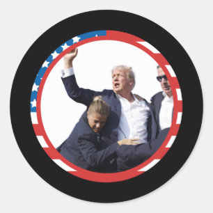Trump July 13 Victory Classic Round Sticker