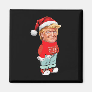 Trump Just A Chill Guy Funny Christmas Design  Magnet