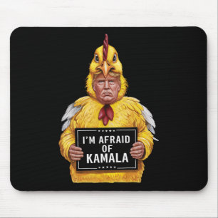 Trump Kamala Harris First Female President 2024  Mouse Mat