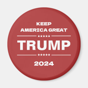 Trump Keep America Great President 2024 Magnet