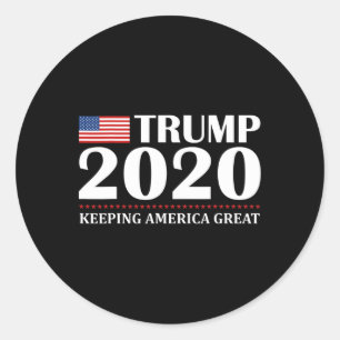 Trump Keeping America Great- Funny Trump Classic Round Sticker