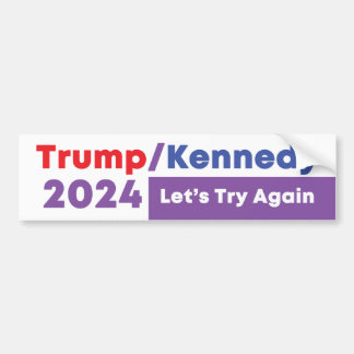 Trump & Kennedy 2024 Election Bumper Sticker