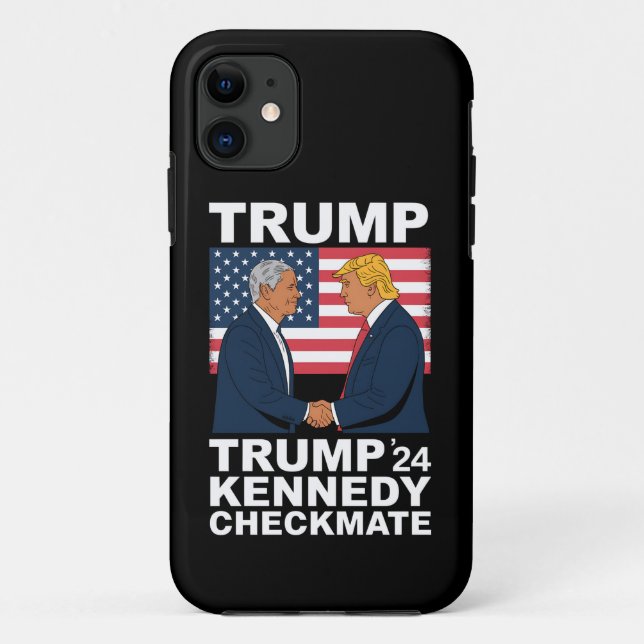 Trump Kennedy Checkmate 2024 Vote Trump Kennedy  Case-Mate iPhone Case (Back)