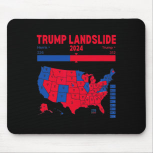 Trump Landslide 2024 Electoral Map 312 Winning Map Mouse Mat