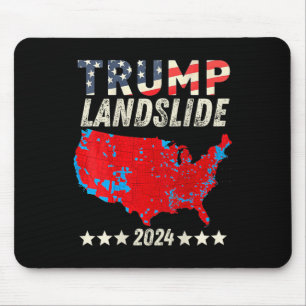 Trump Landslide 2024 Electoral Map Trump Winner (o Mouse Mat