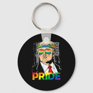 Trump Lgbt Gay Pride Month Lesbian Biual Transgend Key Ring