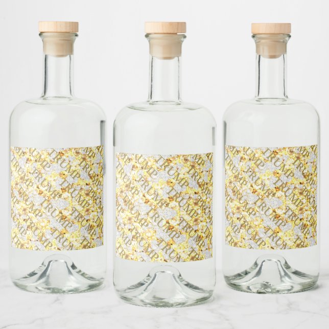 TRUMP  LIQUOR BOTTLE LABEL (Bottles)