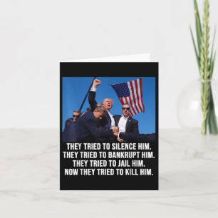 Trump Lives, Trump Fight -fight- Fight 2024 Card