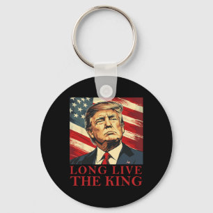 Trump Long Live The King American Patriotic  Key Ring