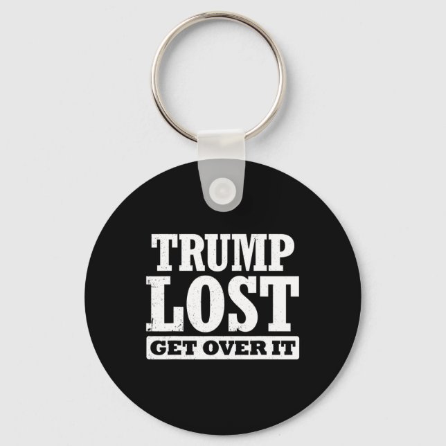 Trump Lost  Key Ring (Front)