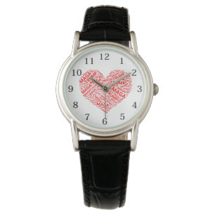 Trump Love Heart Word Cloud Art Watch