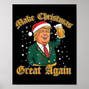 Trump Lover Merry Christmas With Trump Brothers Poster